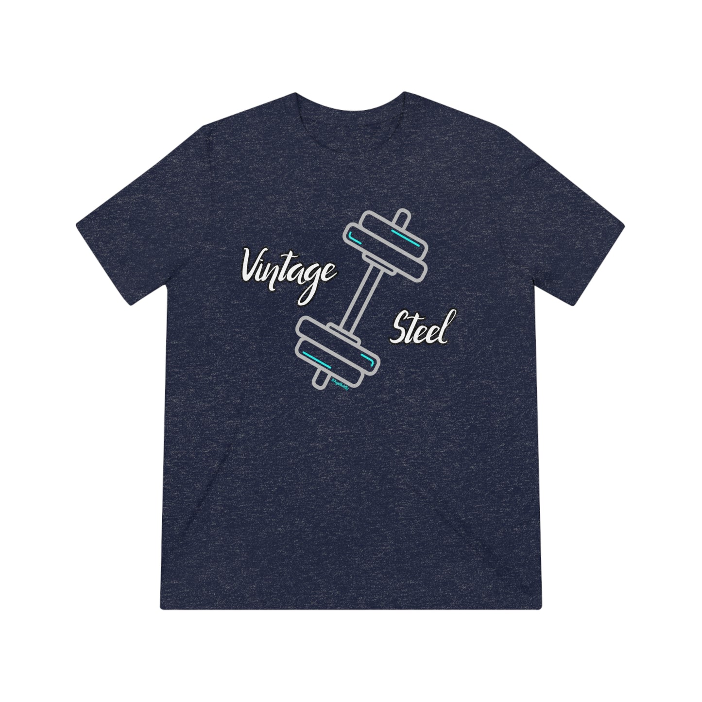 Vintage Steel Tri-Blend Tee: The Epitome of Discipline and Success