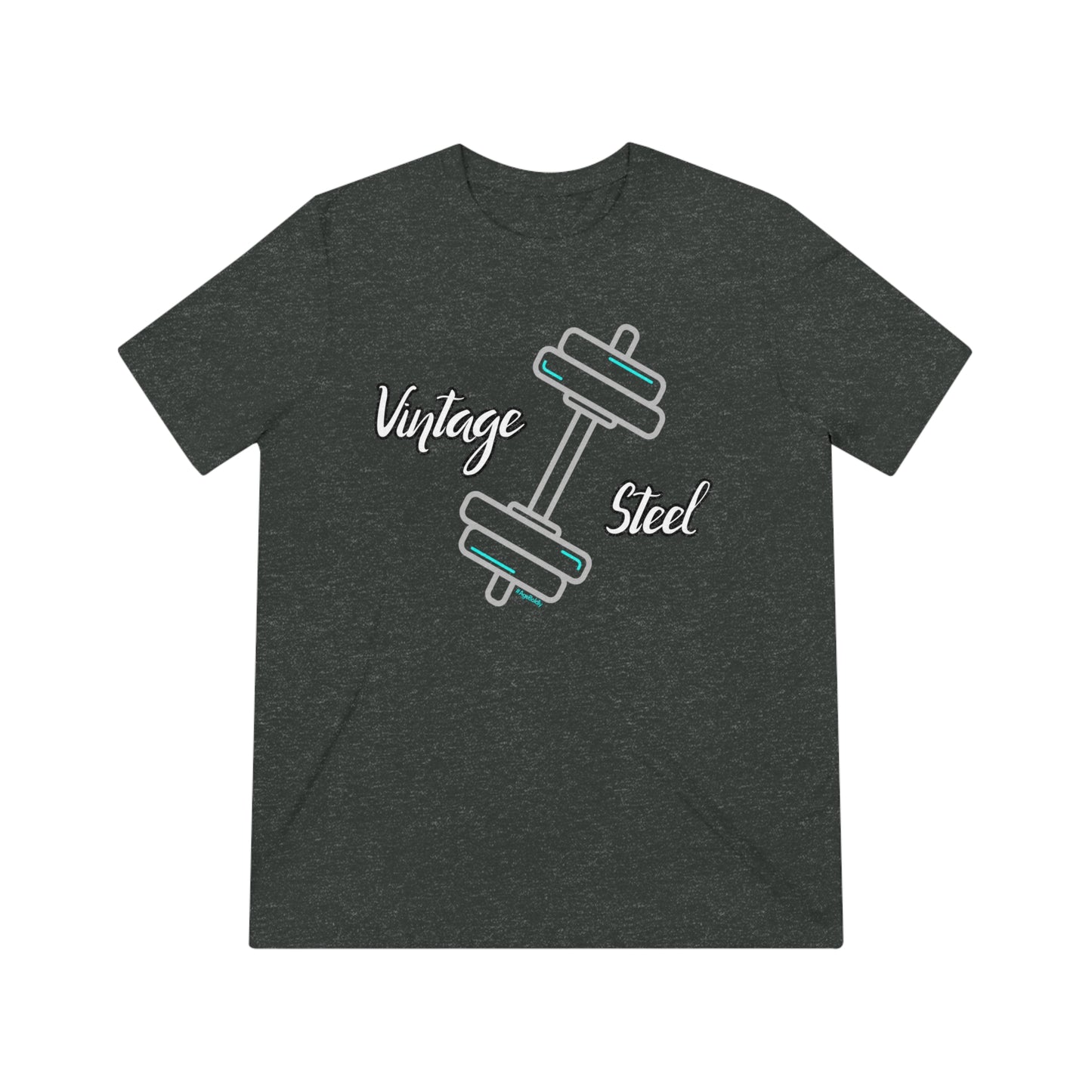 Vintage Steel Tri-Blend Tee: The Epitome of Discipline and Success