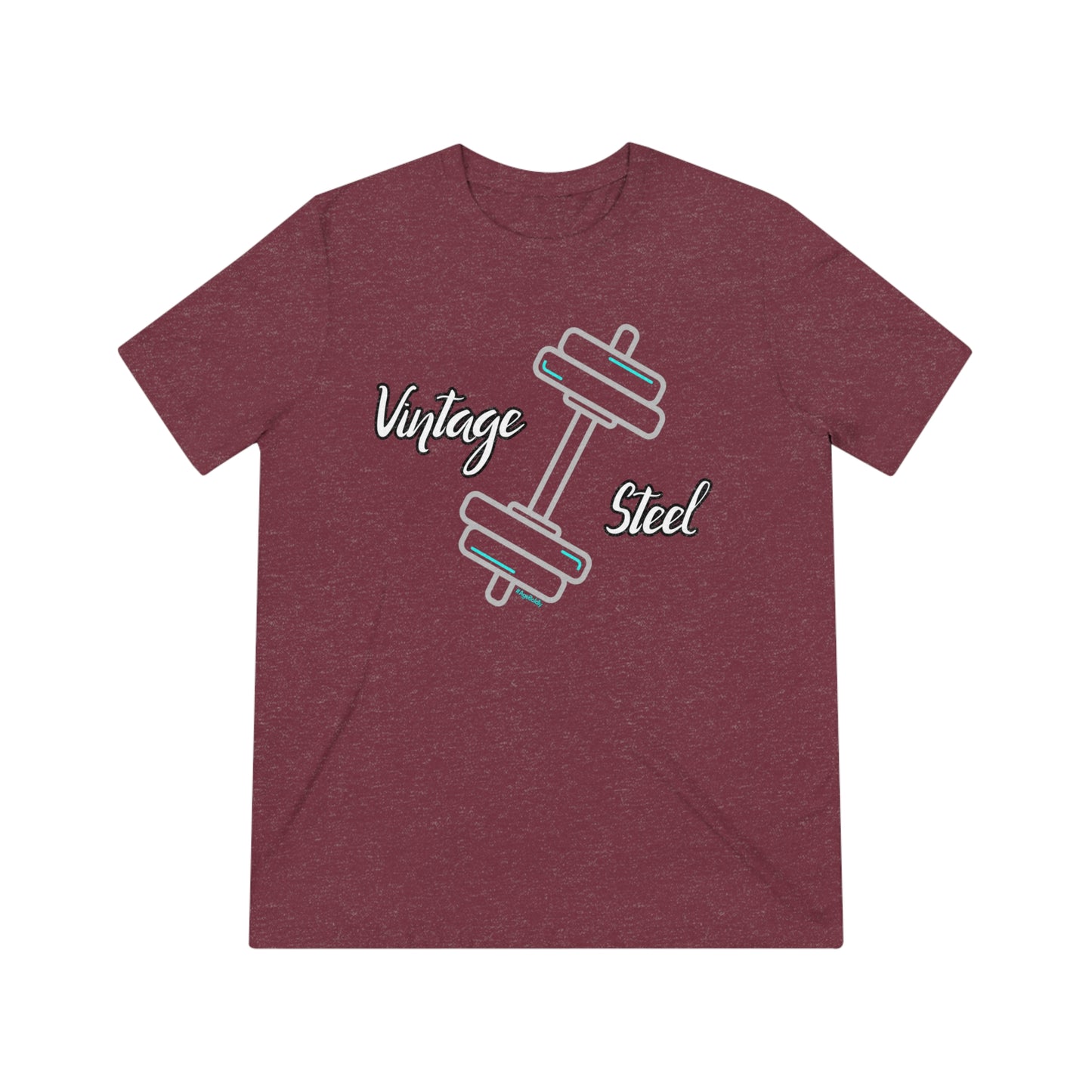 Vintage Steel Tri-Blend Tee: The Epitome of Discipline and Success