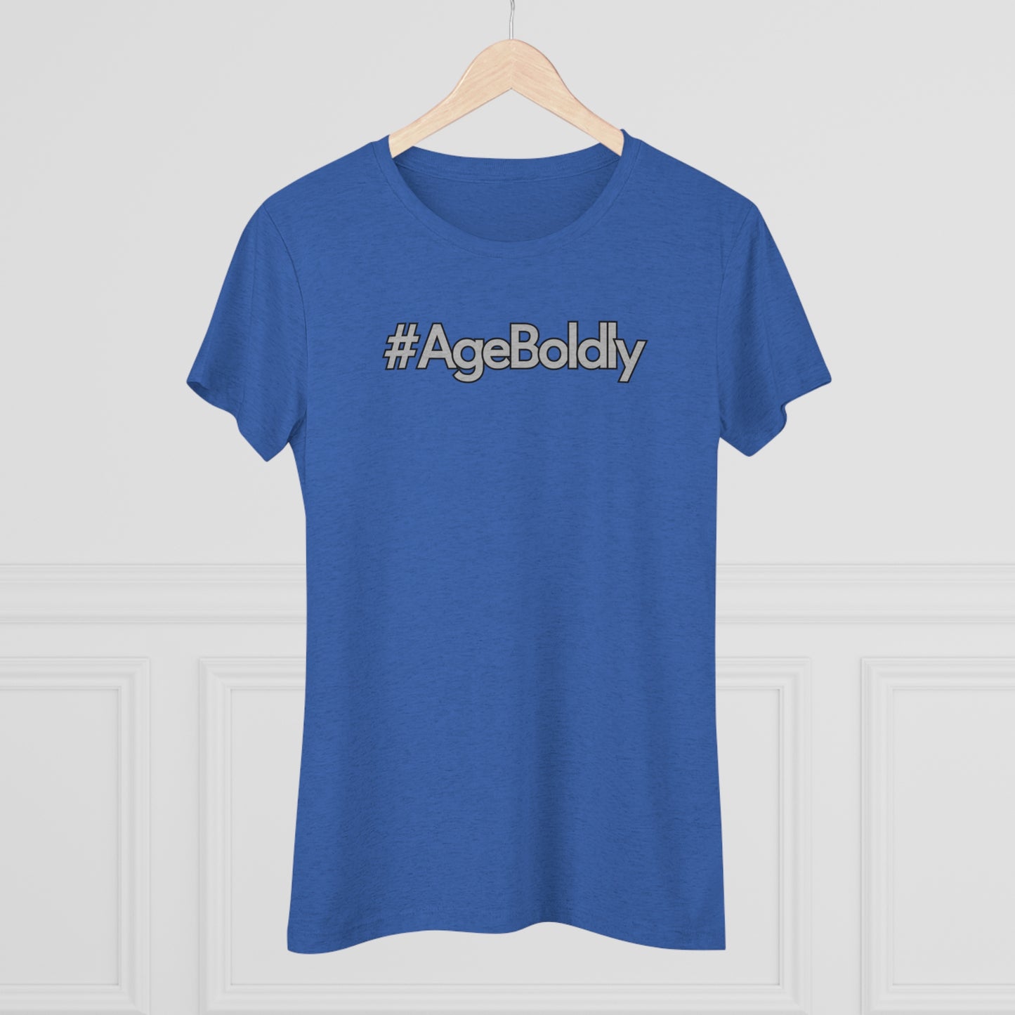 #AgeBoldly Signature Tee for Women: Where Elegance Meets Empowerment