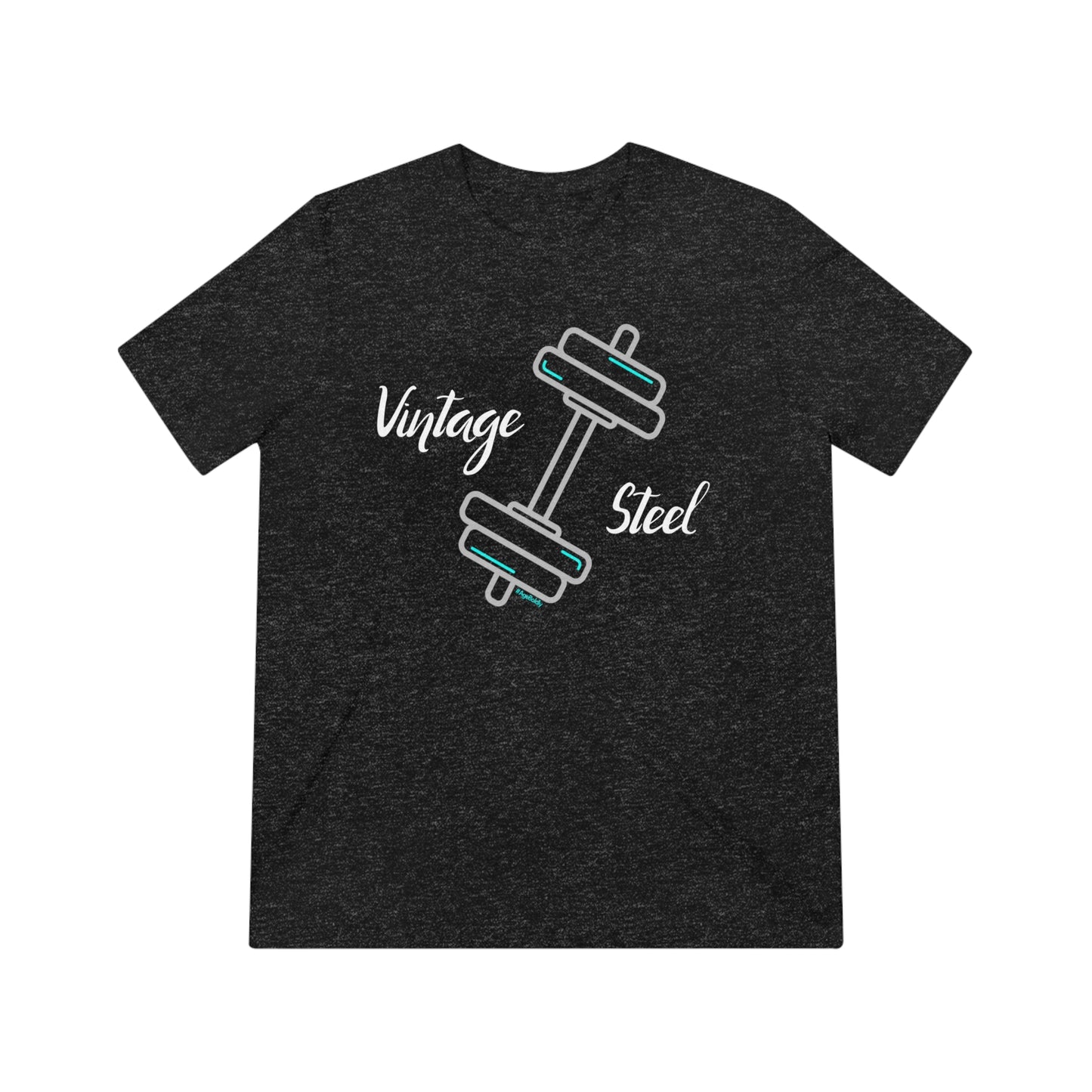 Vintage Steel Tri-Blend Tee: The Epitome of Discipline and Success